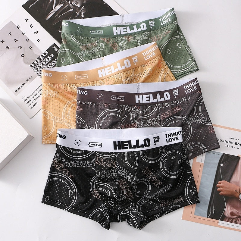 HELLO™ Smile - Men's Underwear (4 Pack)
