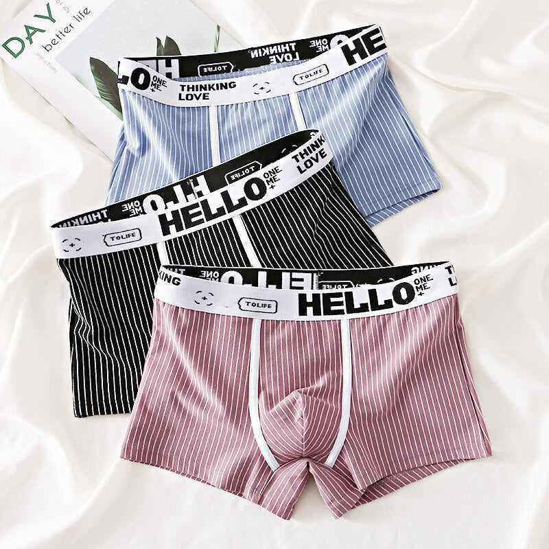 HELLO™ Striped - Men's Underwear (3 Pack)