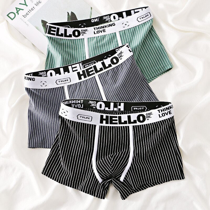 HELLO™ Striped - Men's Underwear (3 Pack)